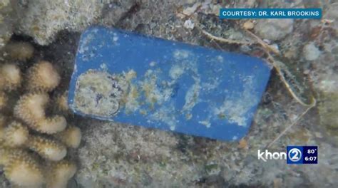iPhone survives 33 days underwater off Hawaii beach